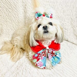 Dog Bandanas,New,Handmade,New collection,christmas Dog Bandanas.